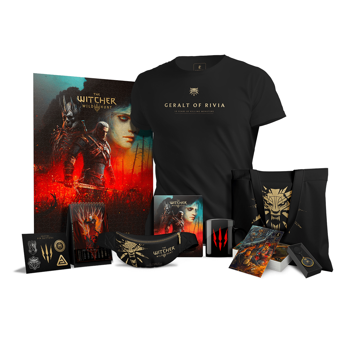 Hogwarts Legacy, Witcher 3, どうぶつの森 3本セット The Witcher 3: Wild Hunt Anniversary Monster Slayer Kit