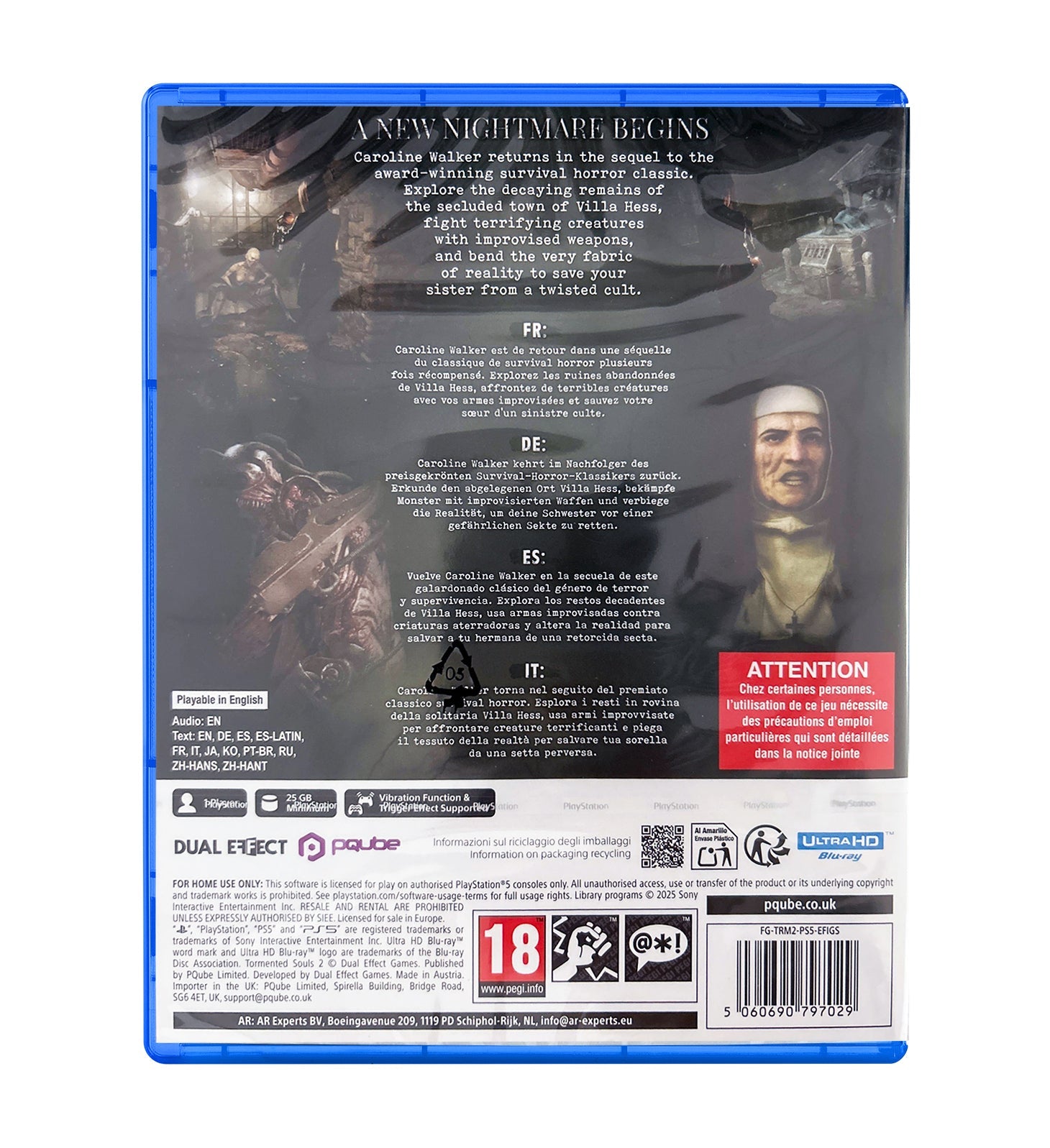 Tormented Souls 2 PS5 - Jeux Vidéo Physique - PQUBE - Shop Just for Games