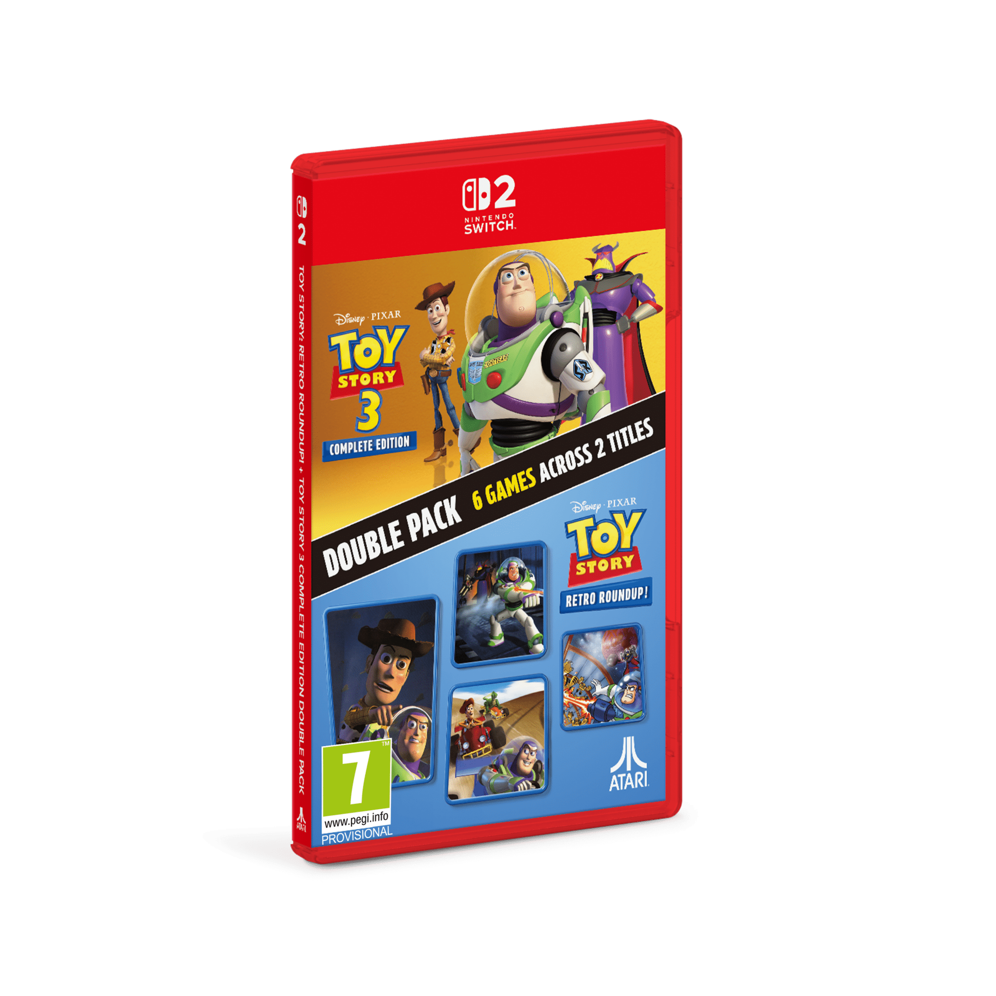 Toy Story 3 Complete + Retro Roundup Double Pack SWITCH 2 - Jeux Vidéo Physique - UIE - Shop Just for Games