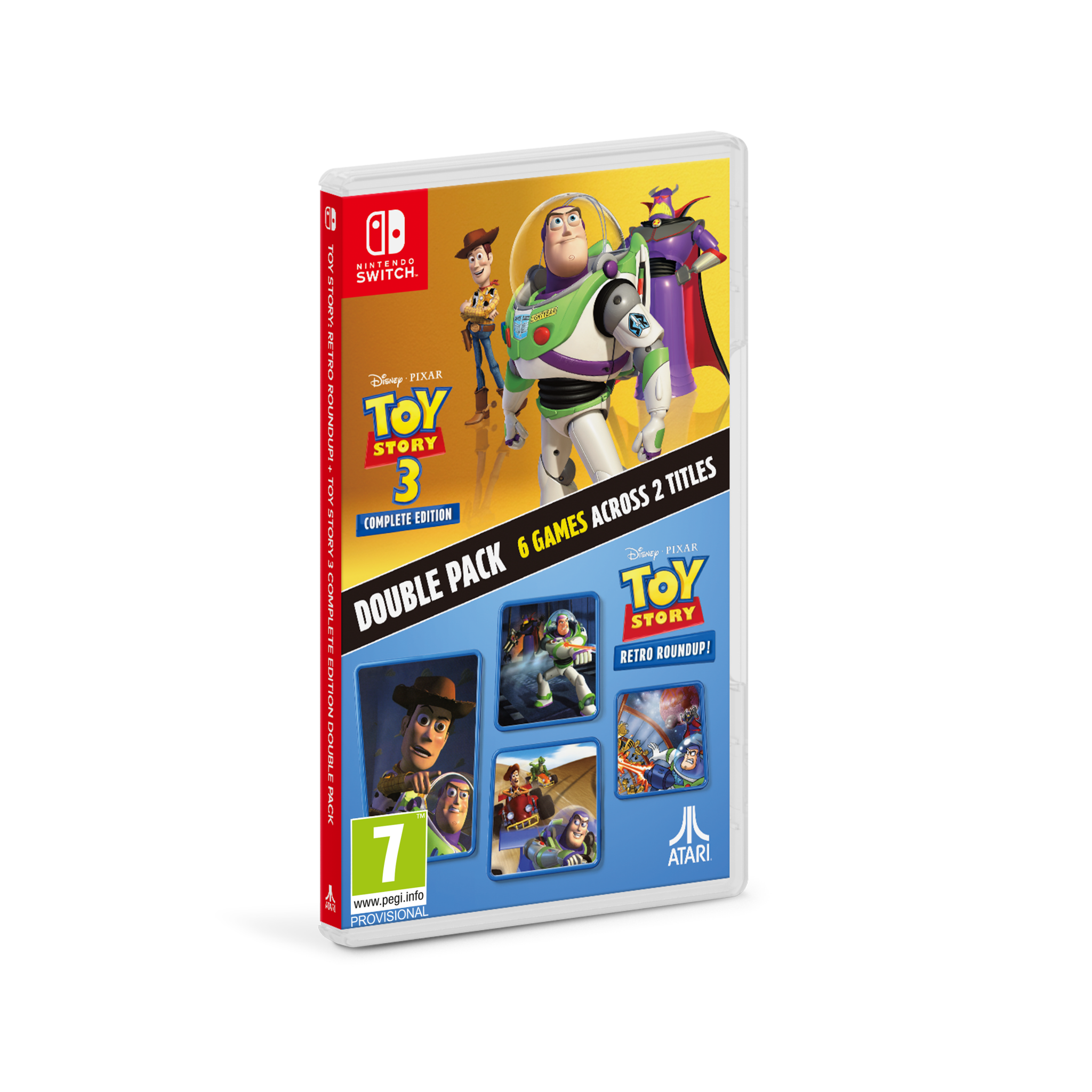Toy Story 3 Complete + Retro Roundup Double Pack SWITCH - Jeux Vidéo Physique - UIE - Shop Just for Games