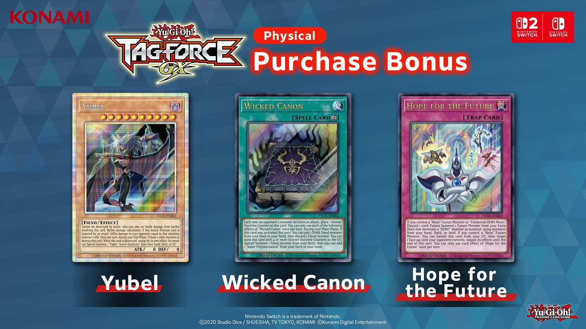 Yu-Gi-Oh! Tag Force GX Nintendo Switch - Jeux Vidéo Physique - UIE - Shop Just for Games